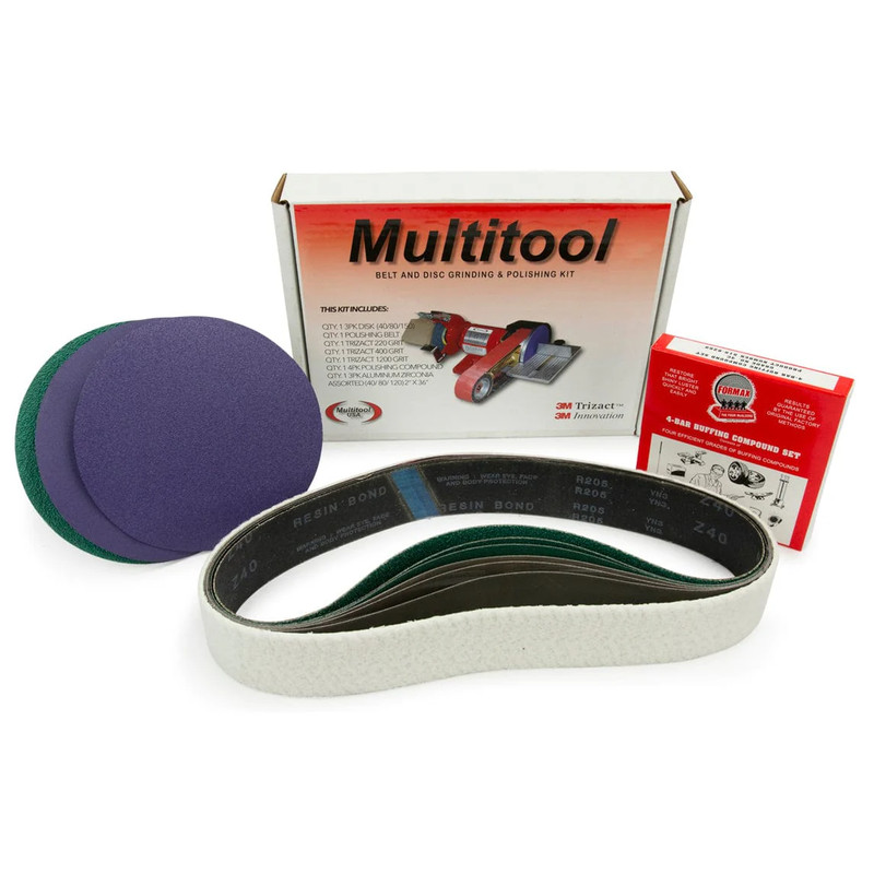 2" x 48" Belt, 7" Disc, Metal Working Belt and Disc Starter Kit